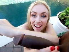 Candy Takes on a Monster Cock