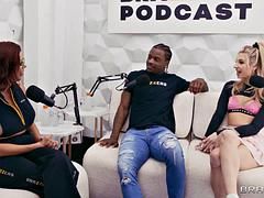 Big-Tits Cheerleader Kait, Damion Dayski, and Alexis Fawx Ride Hottest Brazzers