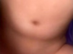 Hot small latina with pierced tits takes black cock