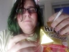 "I want fuit gummy :3" smoking fetish/crinkle bag ASMR