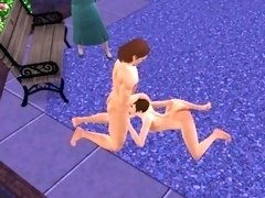 Fucking a Frenchwoman in Paris, in a park  Porno Game 3d