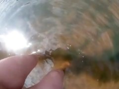 Pissing in River Underwater