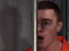 Hot prison sex with two sexy studs