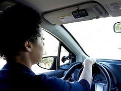 BlackValleyGirls  Black Teen Fucks Driving Instru