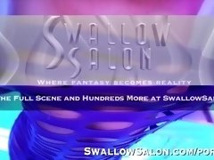 AIDRA FOX COSPLAY POV BLOWJOB - SWALLOW SALON