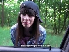 Public outdoor sex,at the road.I cum on her panty