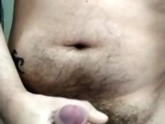 FORESKIN PLAY WANK WITH MOANING CUMSHOT